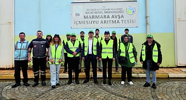 Avşa İçme Suyu Arıtma Tesisi'ne Teknik İnceleme Ziyareti