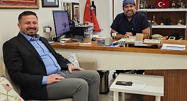 Aydemir’den Eski İl Başkanı Ekrem Başaran’a Sağlık Haftası Ziyareti