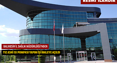  BALIKESİR İL SAĞLIK MÜDÜRLÜĞÜ'NDEN