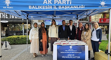 Balıkesir’de Ağız Ve Diş Sağlığı Haftası Etkinliği: Vatandaşlara Misvak Dağıtıldı