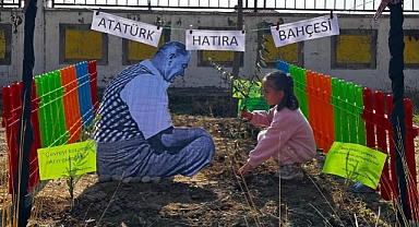 Balıkesir’de Öğrencilerden “Atatürk’ten İlhamla Yeşil Vatan” Fidan Dikim Etkinliği