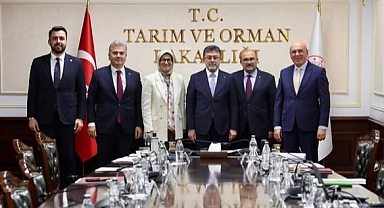 Balıkesir Heyetinden Tarım ve Orman Bakanı Yumaklı’ya Resmî Ziyaret
