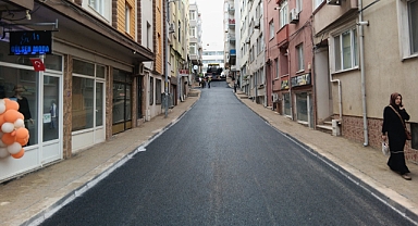 Bandırma'da Ayyıldız Tepe ve Çiftçiler Sokak’ta Asfalt Tamamlandı