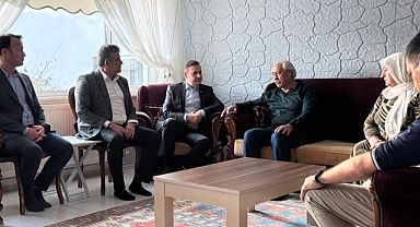 Başkan Ahmet Akın’dan Şehit Emre Sayın’ın Ailesine Taziye Ziyareti