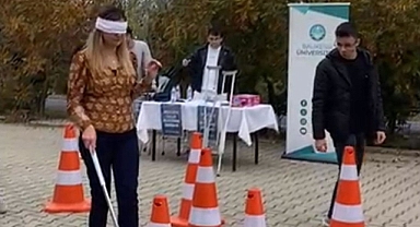 Bir Günlüğüne Onların Gözünden: BAÜN Öğrencileri Engelli Yaşamı Deneyimledi