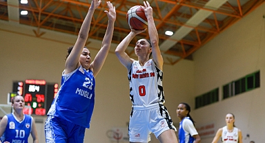 Burhaniye Belediyespor Kadın Basketbol Takımı, TKBL 7. Haftada Mersin Deplasmanında