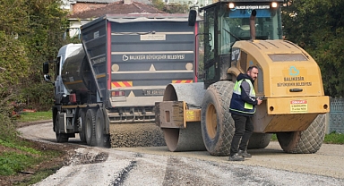 Büyükşehirden Balya Ve Gönen Grup Yolunda Hummalı Çalışma
