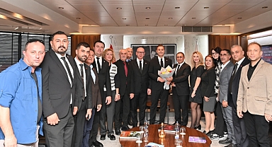 CHP İlçe Başkanlarından Başkan Akın’a Ziyaret