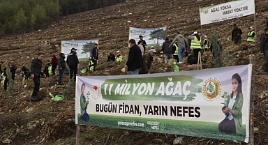 Dursunbey’de “Milli Ağaçlandırma Günü” Etkinliği: Fidanlar Geleceğe Nefes Oldu