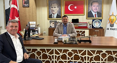 Gönen Ticaret Odası Başkanı İsmail Mutlu’dan Mehmet Aydemir’e Ziyaret