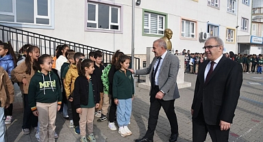 İl Milli Eğitim Müdürü Murat Demir’den Edremit’te Okul Ziyaretleri