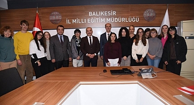 İtalyan Öğrenciler Altıeylül Fen Lisesi Projesiyle Balıkesir’de