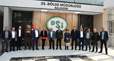 Muhtarlardan DSİ 25. Bölge Müdürlüğü’ne Ziyaret