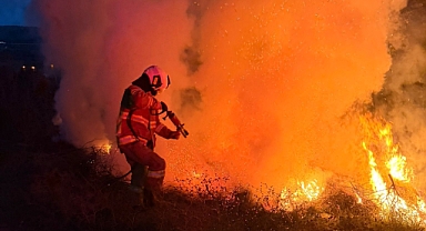 Savaştepe Kurudere’de Çıkan Orman Yangınına Hızlı Müdahale