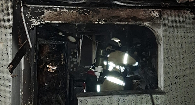 Edremit’te Müstakil Evde Yangın Paniği