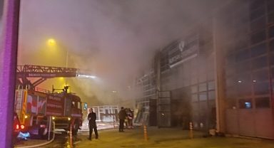 Gönen Yeni Sanayi Sitesi’nde Çıkan Yangında İşletme Hasar Gördü