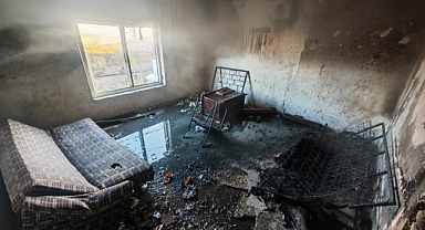 İvrindi’de Tek Katlı Evde Yangın: Can Kaybı Yok