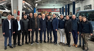 Küçük Sanayi’de Ziyaret Turu: Tunç Esnafla Buluştu