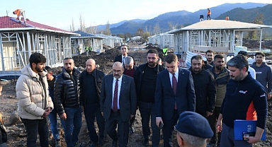 Sındırgı Alacaatlı’da Deprem Konutları Hızla Yükseliyor