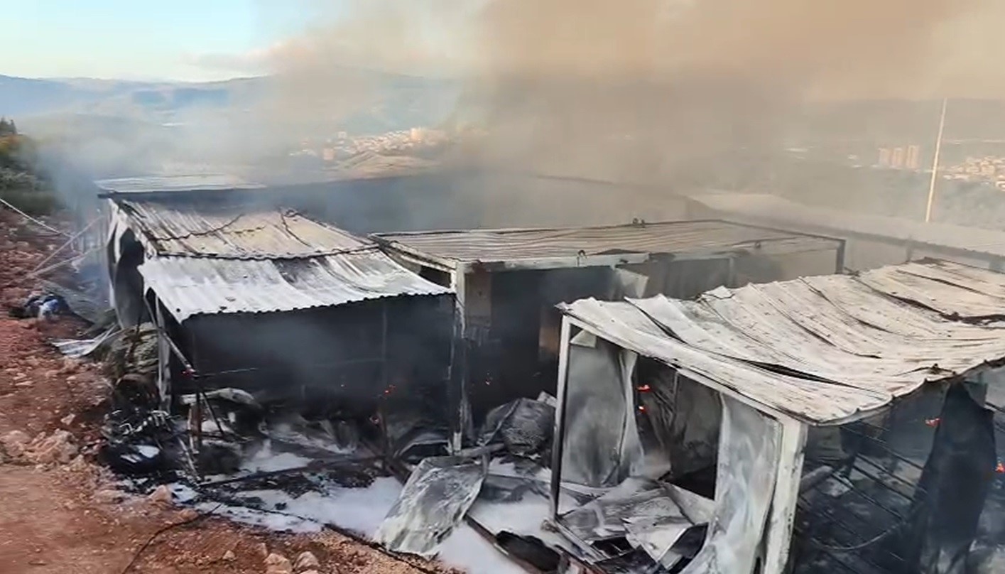 Bilecik'te Konteyner Yangını Panik Yarattı