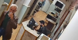 66 yaşındaki saldırganın saldırıdan önce oteldeki görüntüleri ortaya çıktı