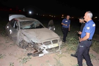 Aksaray'da Kontrolden Çıkan Otomobil Kazası