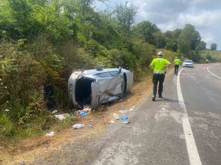 Bartın'da Yağmurlu Yolda Korkunç Kaza: 3 Yaralı