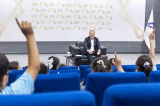 Başkan Seçer, Borsa İstanbul İlkokulu Öğrencilerinin Sorularını Yanıtladı