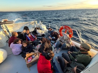 Bodrum Açıklarında Göçmen Kurtarma Operasyonu