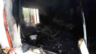 Bolu'nun Mudurnu İlçesinde Üzücü Yangın