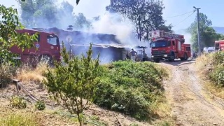 Bursa İnegöl'de Korku Dolu Anlar: Yangın ve Kurtarma