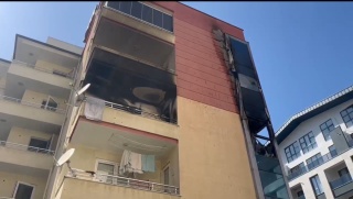 Bursa'da Öfkeli Adamın Dairesini Ateşe Verdi