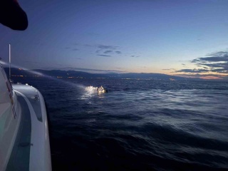 Çanakkale’de Lastik Botta Yakalanan Kaçak Göçmenler