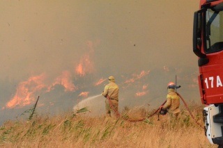 Çanakkale'de Orman Yangınına Karşı Mücadele: Boğaz Trafiğe Kapandı