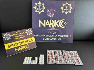 Datça'da Uyuşturucu Operasyonu: 74 Hap Ele Geçirildi