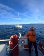 Denizde Sürüklenen Yelkenli Tekne Bodrum'da Kurtarıldı