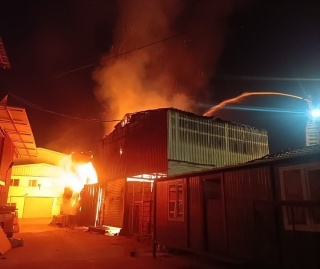 Denizli'de 7 Milyonluk Zarara Yol Açan Yangın Vakası