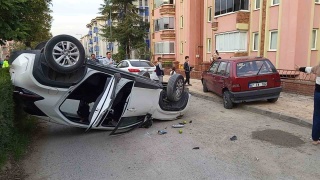 Dramatik Kaza: Çaycuma'da Ters Dönmüş Araç