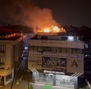 Düzce’de Gece Yarısı Yangın Paniği