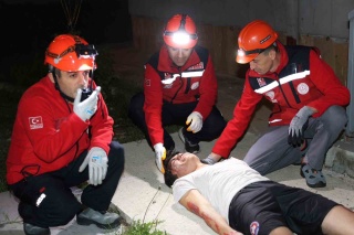 Düzce'de Gerçeği Aratmayan Tatbikat