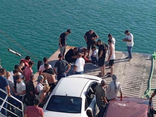 Elazığ-Pertek Feribotunda Tehlikeli Bir Kurtarma Operasyonu