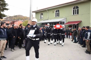 Erzincan'da Vefat Eden Polis Memuruna Duygusal Veda