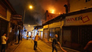 Erzurum'da Cağ Kebabı Lokantasında Çıkan Yangın Paniğe Sebep Oldu