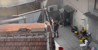 Eskişehir'de Dershane ve Fırın Arasındaki Yangın