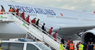 Galatasaray Frankfurt'ta: Coşkuyla Karşılandı