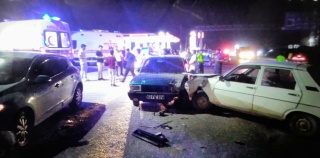 Gölbaşı İlçesinde Meydana Gelen Trafik Kazası