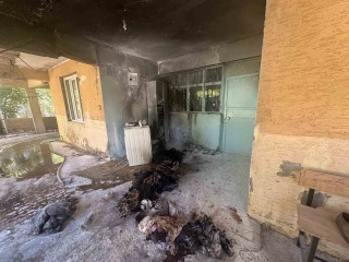 Gölbaşı'nda Elektrik Panosu Yangını