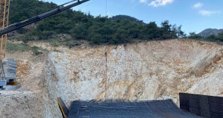 Gümüşçay Mahallesi'nde Demir Yolu Viyadük İnşaatında Kaza