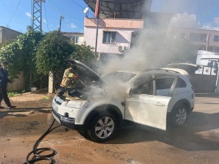 Hatay'da Alevlere Teslim Olan Cip
