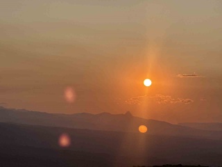 Iğdır’da Büyüleyici Gün Batımı Manzarası